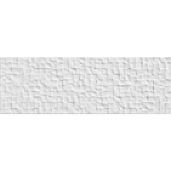 aparici solid white focus płytka ścienna 25.1x75.6 glazura aparici prostokątne do łazienki białe matowe strukturalne