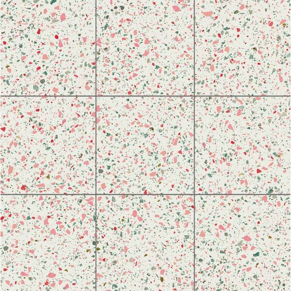 aparici terrazzo white natural gres 59.2x59.2 płytki w stylu retro imitujące lastryko