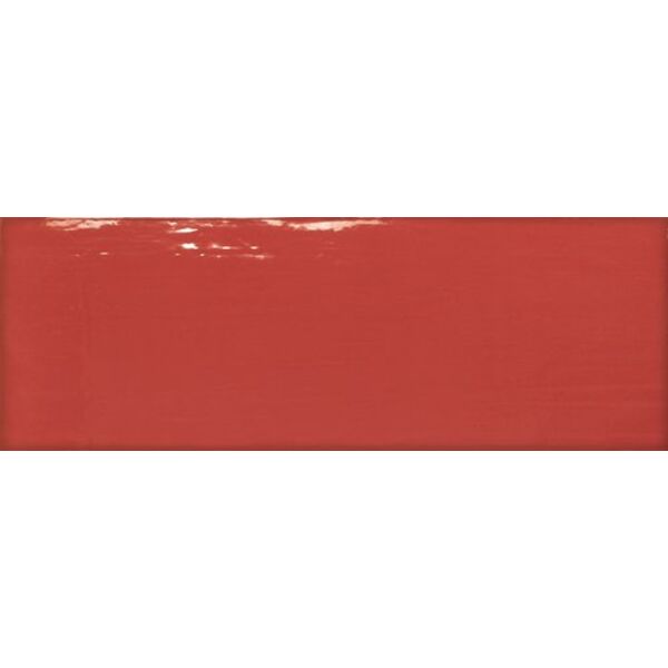 ape ceramica allegra red płytka ścienna 31.6x90 płytki ape ceramica do kuchni czerwone błyszczące