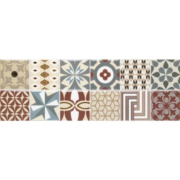 ape ceramica many iii dekor 20x60 prostokątne płytki patchwork