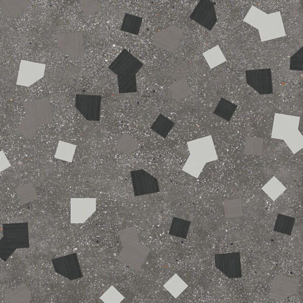 ape ceramica ricetta graphite gres rektyfikowany 90x90 płytki w stylu retro imitujące lastryko