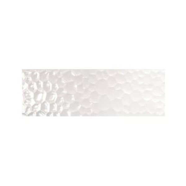 azteca unik bubbles white glossy płytka ścienna 30x90 glazura prostokątne hiszpańskie do łazienki 30x90 białe strukturalne