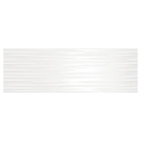 azteca unik frost white glossy płytka ścienna 30x90 glazura azteca do kuchni białe błyszczące