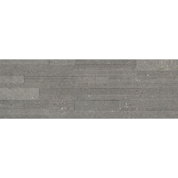 azteca vincent stone wall dark grey płytka ścienna 40x120 glazura azteca do salonu 40x120 matowe strukturalne