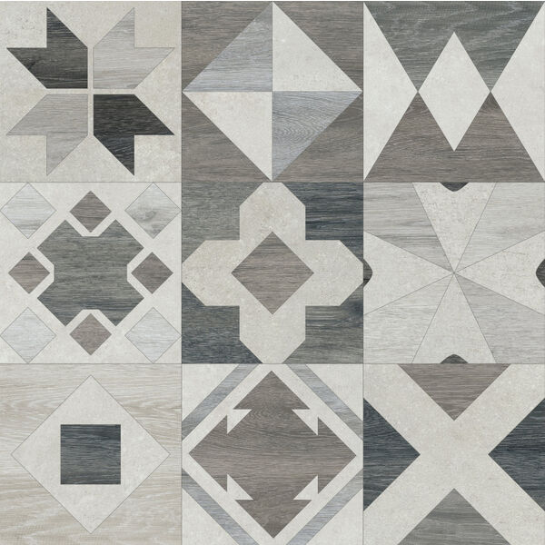 baldocer phuket mix silver gres rektyfikowany 60x60 płytki hiszpańskie do salonu 60x60 matowe patchwork