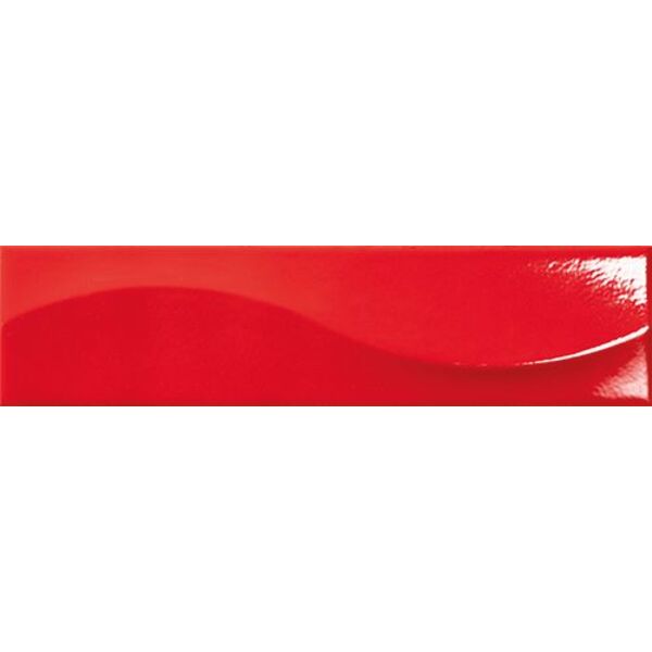 bestile bellini metro rojo dekor 7.5x30 glazura bestile do kuchni strukturalne