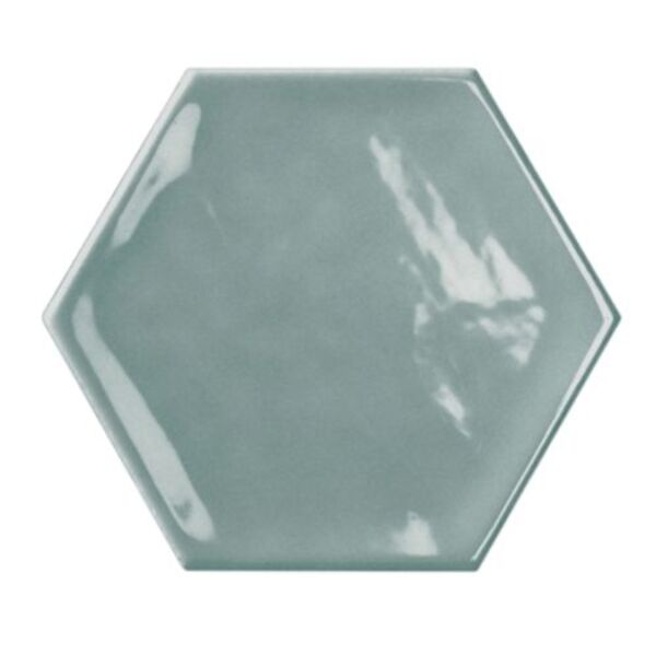 bestile bondi blue hexagon shine płytka ścienna 11x12.5 niebieskie płytki bestile