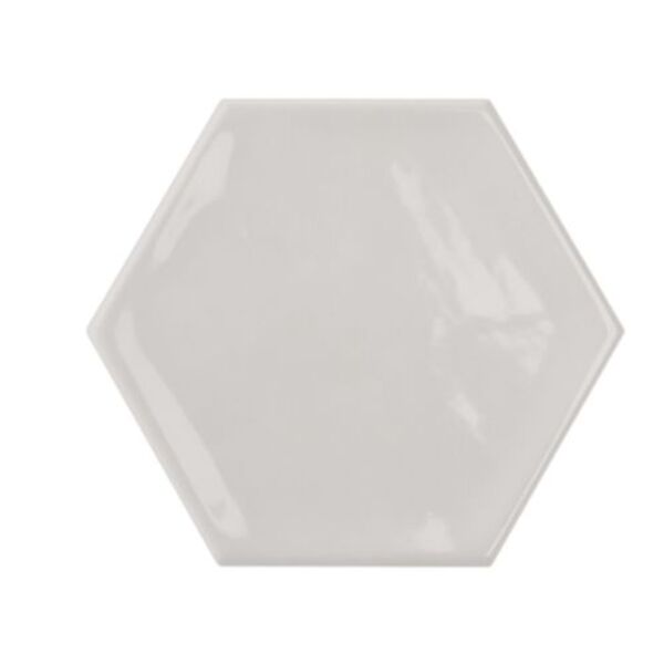 bestile bondi grey hexagon shine płytka ścienna 11x12.5 glazura bestile prostokątne do łazienki szare błyszczące