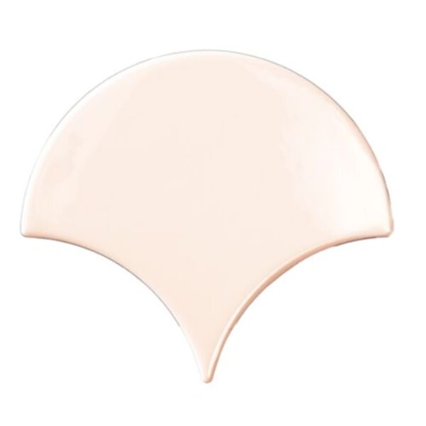 bestile bondi pink fan shine płytka ścienna 13.4x15 