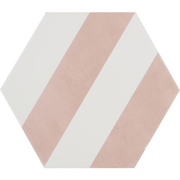 bestile meraki rosa stripe gres 19.8x22.8 geometryczne płytki bestile