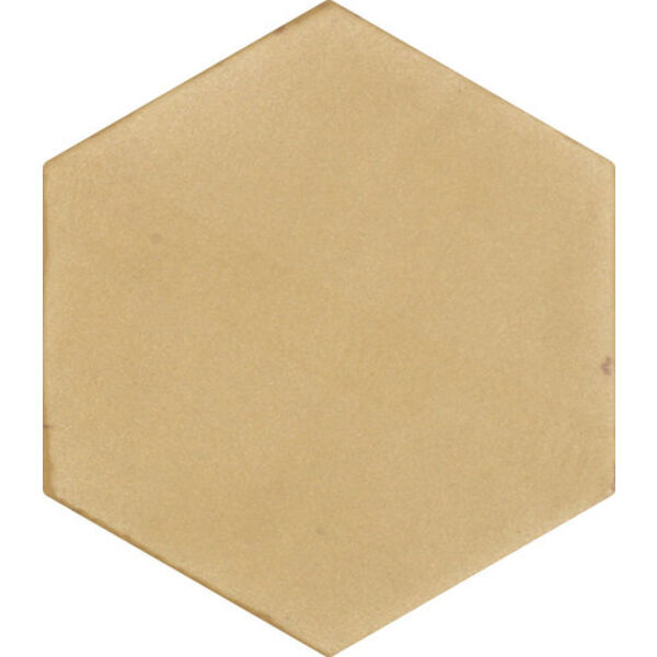 carmen ceramic art nomade ocre hexagon gres 13.9x16 