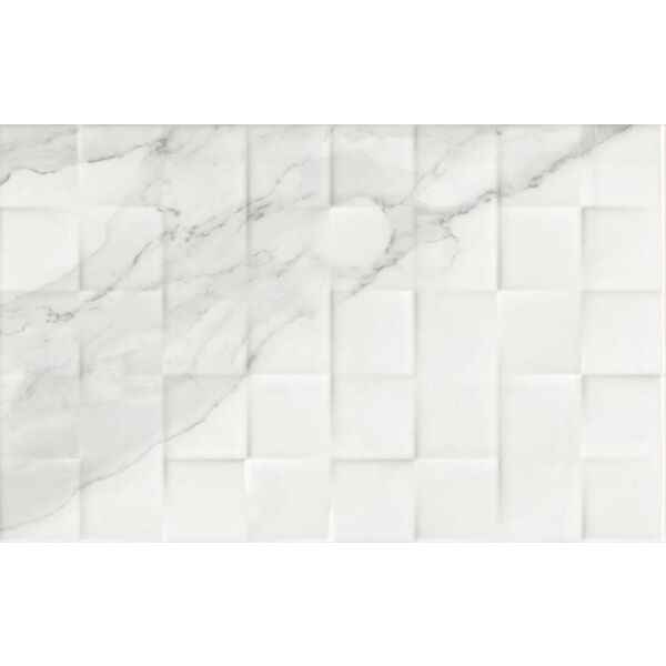 ceramika color mariza white 3d płytka ścienna 25x40 płytki ceramika color prostokątne strukturalne o grubości 6 do 8 mm