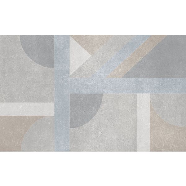 ceramika color porta soft grey dekor 25x40 glazura ceramika color prostokątne do łazienki geometryczne