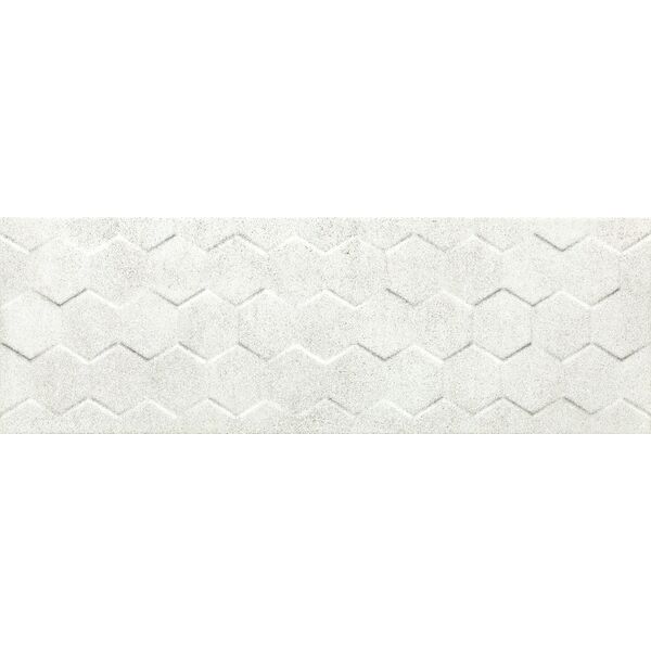 ceramika color universal white hexagon płytka ścienna 25x75 płytki ceramika color prostokątne strukturalne