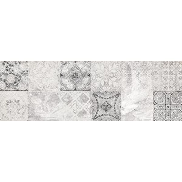 ceramika końskie locarno patchwork dekor 25x75 błyszczące płytki na taras