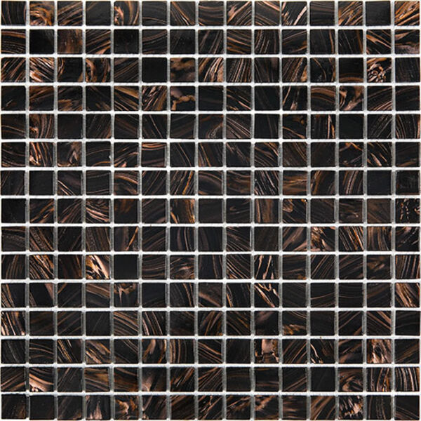 ceramstic fine chestnut mozaika szklana 30.5x30.5 (ms-21) płytki ceramstic kwadratowe 30x30 błyszczące