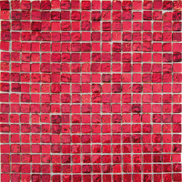 ceramstic ruby mozaika szklano-kamienna 30x30 (msk-25) mozaika imitujące kamień kwadratowe do łazienki o grubości 6 do 8 mm