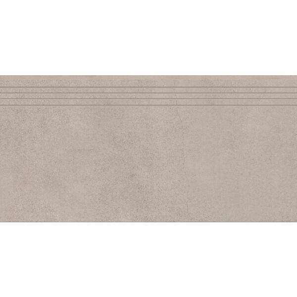 cerrad concrete beige stopnica rektyfikowana 29.7x59.7 gres cerrad - new design imitujące beton do kuchni beżowe o grubości 6 do 8 mm