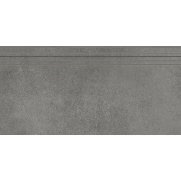 cerrad concrete graphite stopnica rektyfikowana 29.7x59.7 gres cerrad - new design grafitowe antypoślizgowe rektyfikowane