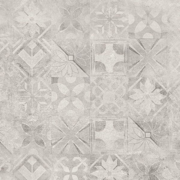cerrad softcement white patchwork dekor poler rektyfikowany 59.7x59.7 patchworkowe płytki na podłogę