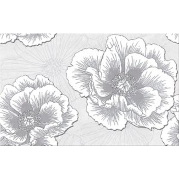 cersanit ferrata grey flower dekor 25x40 płytki prostokątne do kuchni 25x40 z motywem natura o grubości od 8 do 10 mm