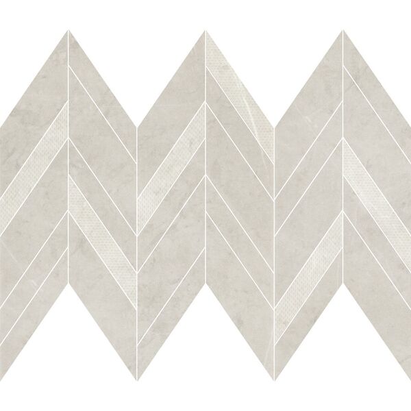 cersanit manzila grys chevron mix matt mosaic 25.5x29.8 