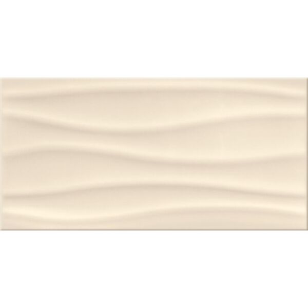 cersanit ps500 beige wave structure glossy płytka ścienna 29.7x60 płytki na ścianę beżowe strukturalne