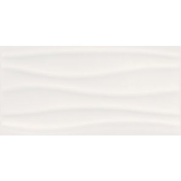 cersanit ps500 white wave glossy structure płytka ścienna 29.7x60 cersanit nature