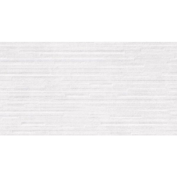 cersanit vidal white structure satin płytka scienna 29.8x59.8 glazura prostokątne do salonu na ścianę 30x60 białe strukturalne