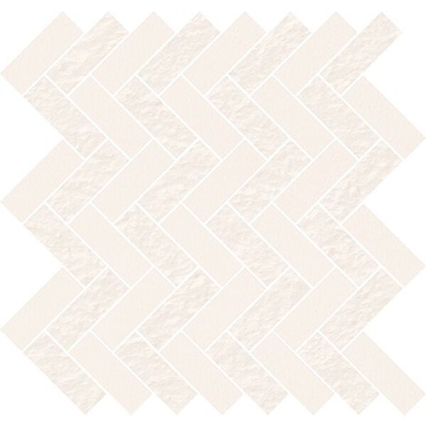 cersanit white micro parquet mix mosaic 31.3x33.1 glazura cersanit do salonu satynowe