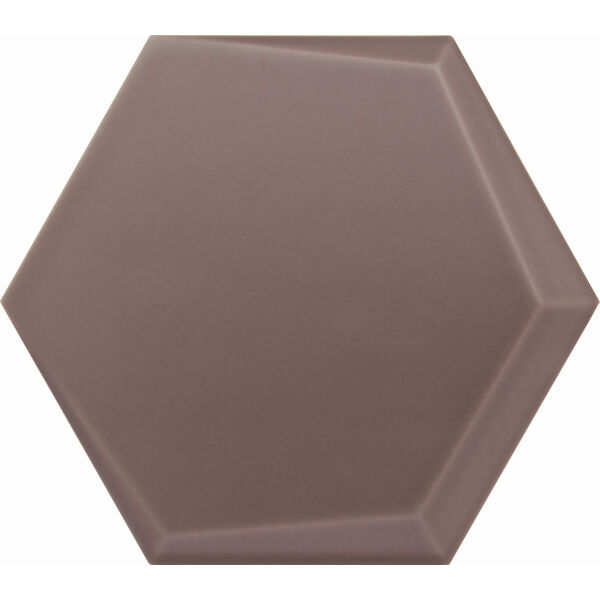 decus hexagono cuna chocolate mate płytka ścienna 15x17 glazura decus prostokątne mocha mousse strukturalne