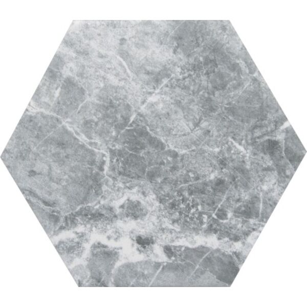 decus marmol gris perla hexagono gres 14x16.3 decus marmol