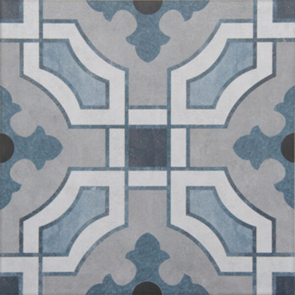 decus vintage azul 10 gres mat 20x20 