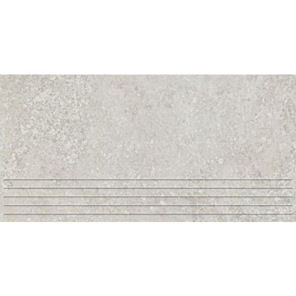 domino arona grey mat stopnica 29.8x59.8x0.8 gres domino matowe rektyfikowane