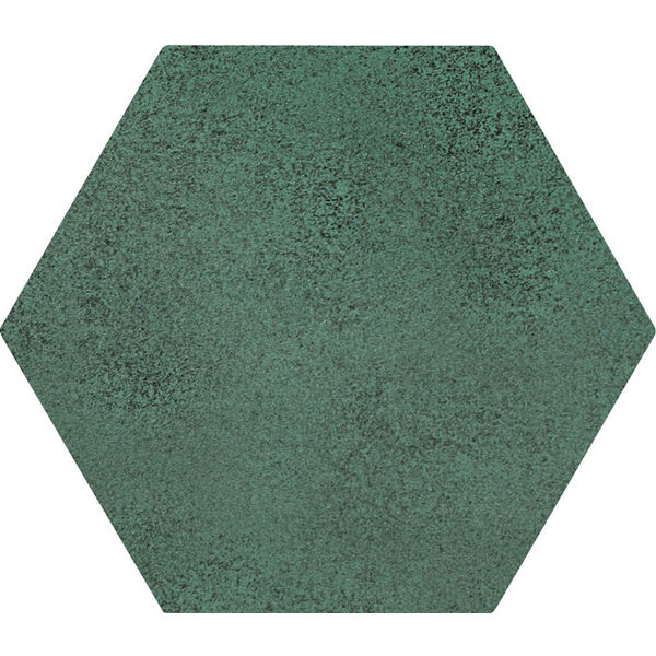 domino burano green hex płytka ścienna 11x12.5 płytki prostokątne zielone matowe