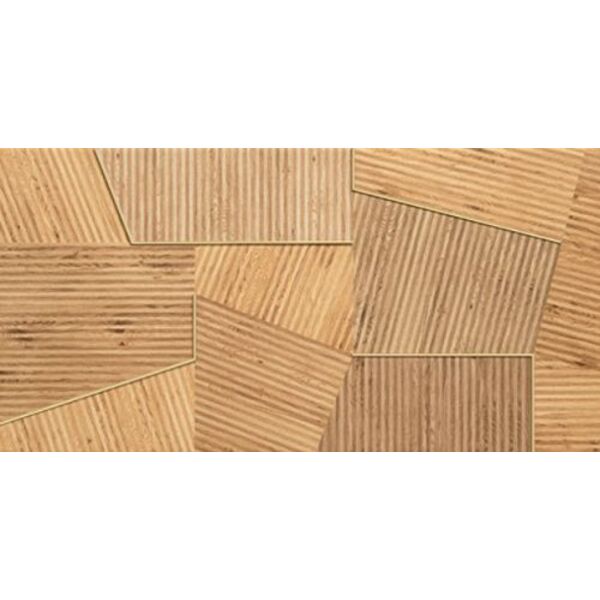 domino flare wood  dekor 30.8x60.8 glazura prostokątne do salonu 30x60 matowe o grubości 10 mm