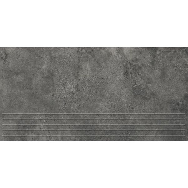 domino infinity grey mat stopnica rektyfikowana 29.8x59.8x0.8 płytki domino prostokątne do salonu 30x60 matowe rektyfikowane mrozoodporne