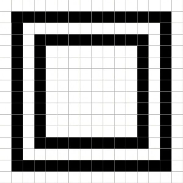 dune black&white grid gres 20x20 (187778n) 