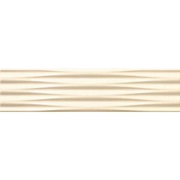 dune loop ivory glossy płytka ścienna 10x40 (187265) glazura dune prostokątne hiszpańskie do salonu 10x40 strukturalne