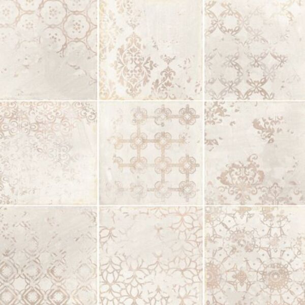 dune terracota blanco dekor 20x20 (187826n) dune terracota