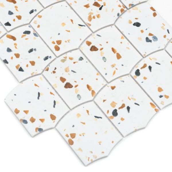 dunin arcado terrazzo matt mozaika gresowa 25.6x29.2 gres dunin do kuchni monocolor