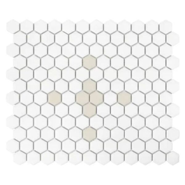 dunin mini hexagon cleo matt mozaika 26x30 mozaika do salonu na podłogę