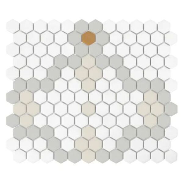 dunin mini hexagon compass  matt mozaika 26x30 gres prostokątne na podłogę o grubości od 4 do 6 mm