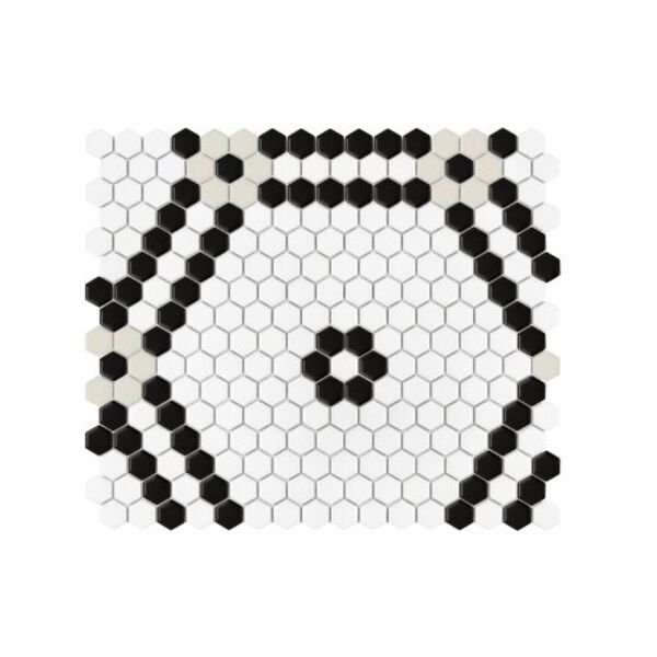 dunin mini hexagon doublehex  matt mozaika 40.1x34.1 mozaika do salonu na podłogę