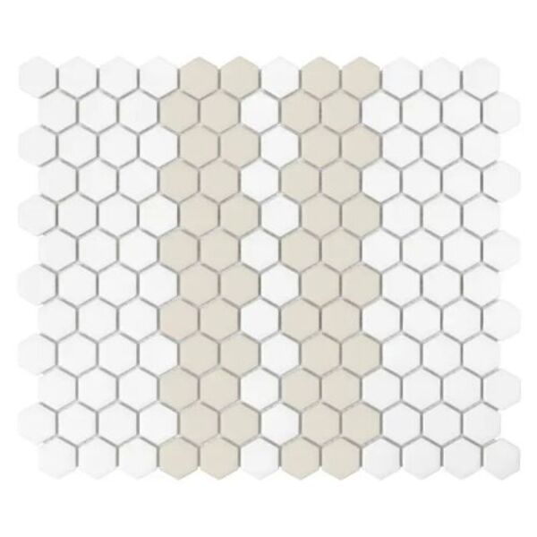 dunin mini hexagon stripe 2.1.c matt mozaika 26x30 heksagonalne płytki podłogowe