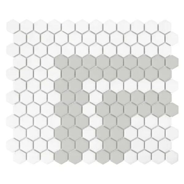 dunin mini hexagon stripe 2.3.a matt mozaika 26x30 gres heksagonalne do łazienki na podłogę