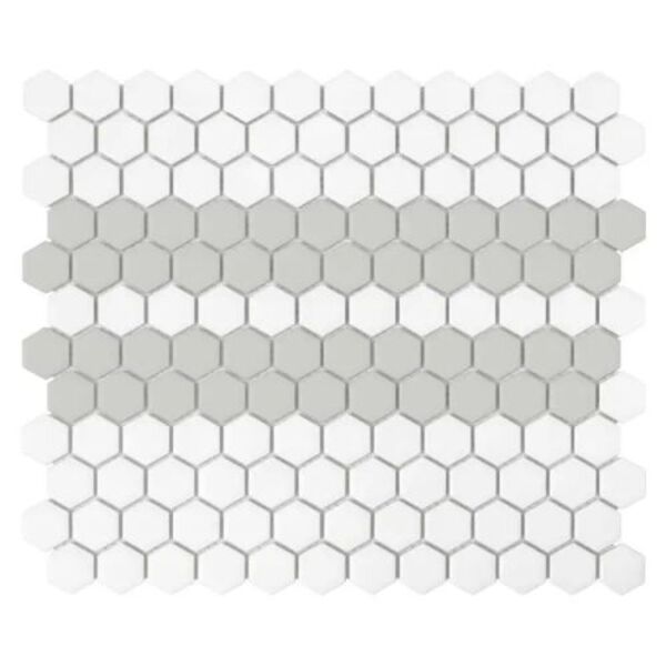 dunin mini hexagon stripe 2.a matt mozaika 26x30 heksagonalne płytki podłogowe