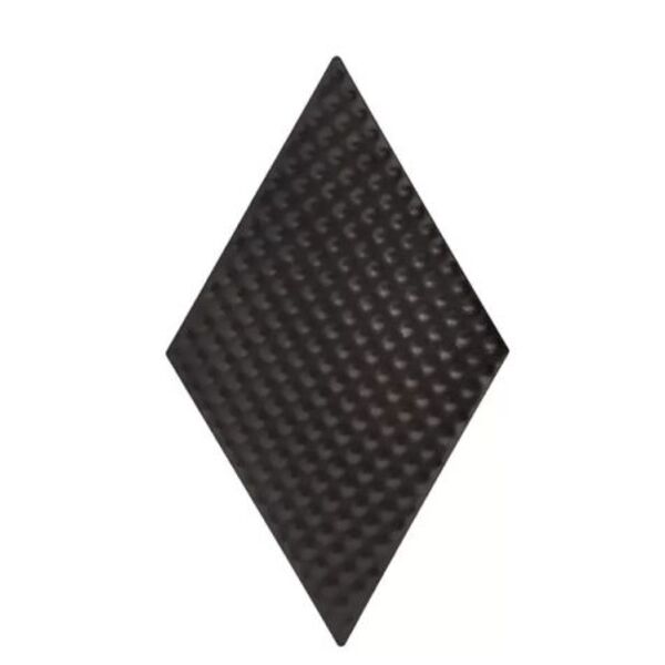 dunin rombic black 03 mozaika 11.5x20 gres do kuchni na podłogę czarne geometryczne mrozoodporne