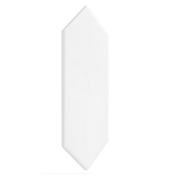 dunin tritone white 01 płytka ścienna 7.5x22.7 glazura dunin do łazienki geometryczne