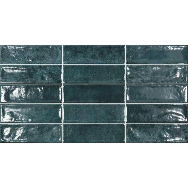 eco ceramic pool blue płytka ścienna 31.6x60 niebieskie płytki imitujące cegłę